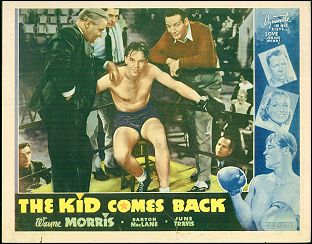 Kid Comes Back Wayne Morris Boxing 1937 - Click Image to Close
