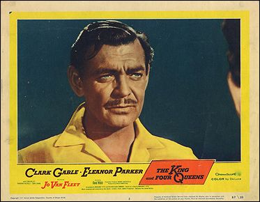 King and Four Queens Clark Gable Eleanor Parker Gable pictured - Click Image to Close