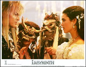 Labyrinth 8 card set Bowie Connelly 1986 - Click Image to Close