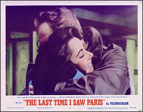 LAST TIME I SAW PARIS Elizabeth Taylor, Van Johnson #2 1954 - Click Image to Close