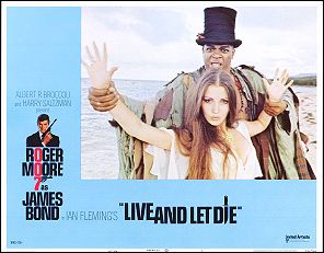 Live and let Die # 1 Roger Moore James Bond 1973 - Click Image to Close