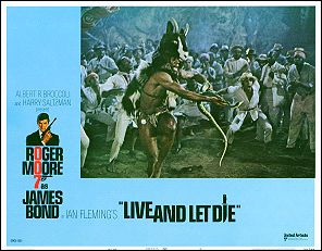 Live and let Die # 8 Roger Moore James Bond 1973 - Click Image to Close