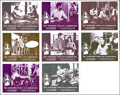 Los Cobardes Viven de La Esperanza Spanish Lobby 8 card set - Click Image to Close