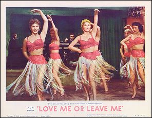 LOVE ME OR LEAVE ME Doris Day on stage - Click Image to Close