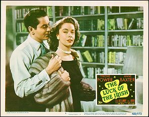 Luck of the Irish Tyrone Power Anne Baxter # 6 1948 - Click Image to Close