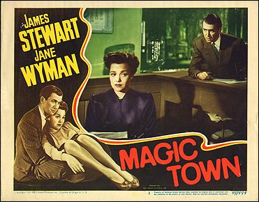 Magic Town James Stewart Jane Wyman - Click Image to Close