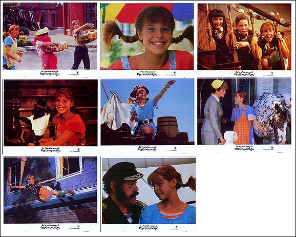 New Adventures Of Pippi Longstocking Melissa Gilbert 1988 8 sard set - Click Image to Close