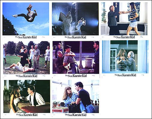 Next Karate Kid 8 card set 1994 Pat Morita, Hilary Swank - Click Image to Close