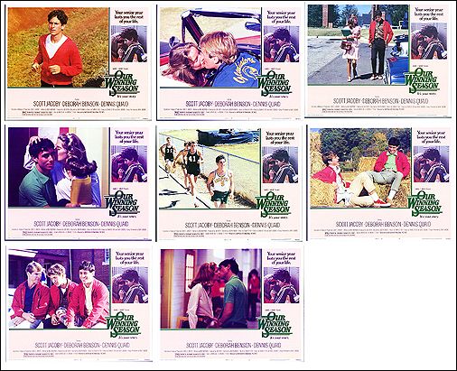 Our Winning Season 8 Card set Dennis Quaid Debra Benson 1978 2 - Click Image to Close