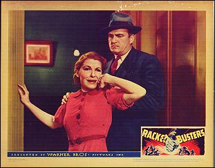 Racket Busters Linen Lobby card Bogart - Click Image to Close