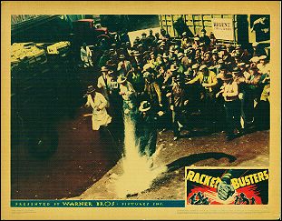Racket Busters Linen Lobby card Bogart - Click Image to Close