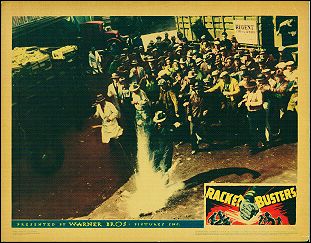 Racket Busters Linen Lobby card Bogart