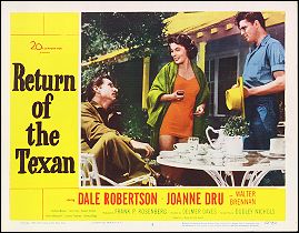 RETURN OF THE TEXAN DALE ROBERTSON WALTER BRENNAN RICHARD BOONE - Click Image to Close