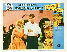 ROMANOFF AND JULIET PETER USTINOV SANDRA DEE JOHN GAVIN - Click Image to Close