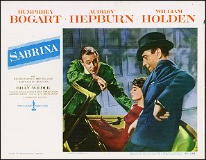 Sabrina Humphrey Bogart Audrey Hepburn William Holden - Click Image to Close