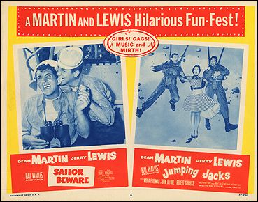 Sailor Beware/Jumping Jacks combo Martin and Lewis