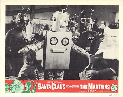 Santa Claus conquers the Martians Robot - Click Image to Close