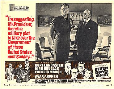 SEVEN DAYS IN MAY BURT LANCASTER,KIRK DOUGLAS