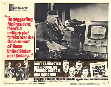 SEVEN DAYS IN MAY BURT LANCASTER,KIRK DOUGLAS