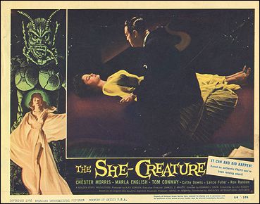 SHE-CREATURE Chester Morris Tom Conway