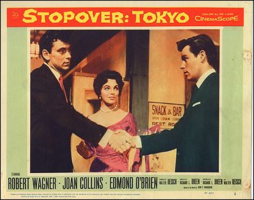 STOPOVER TOKYO ROBERT WAGNER JOAN COLLINS E O'BRIAN - Click Image to Close