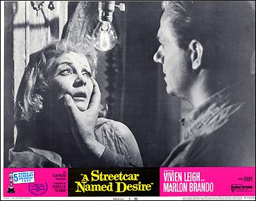 STREETCAR NAMED DESIRE VIVIEN LIGH, MARLON BRANDO