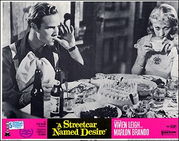 STREETCAR NAMED DESIRE VIVIEN LIGH, MARLON BRANDO