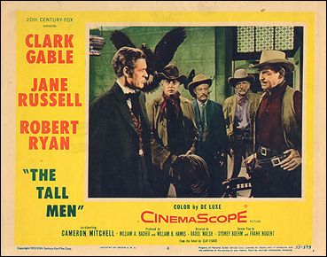 Tall Men Jane Russell Robert Ryan Clark Gable pictured