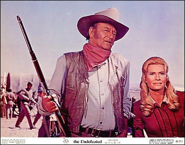 Undefeated John Wayne pictured