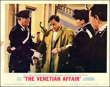 Venetian Affair Robert Vaugh and Boris Karloff pictured - Click Image to Close