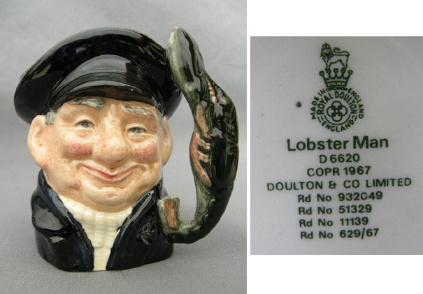 Lobster man small D6620 - Click Image to Close