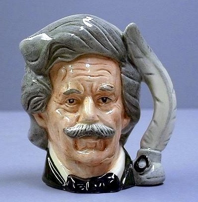 Mark Twain, Miniature D6758 - Click Image to Close