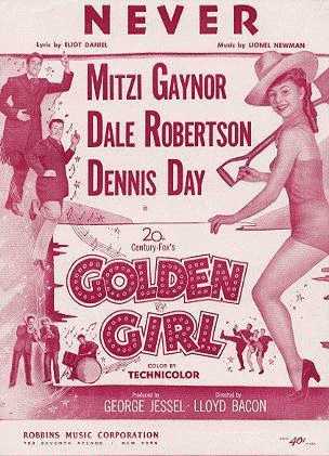 Golden Girl Mitzi Gaynor Dennis Day 1951 - Click Image to Close