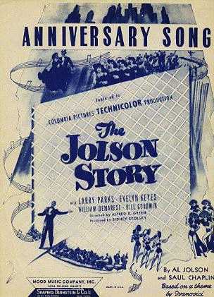 Jolson Story Larry Parks Evelyn Keys 1947 - Click Image to Close