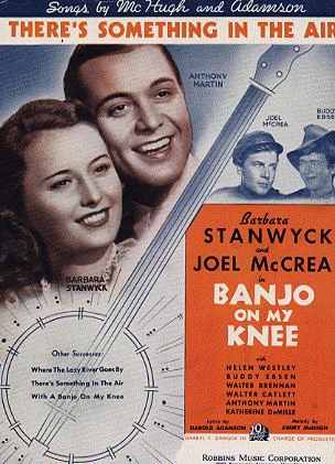 Bamjo On My Knee Barbara Stanwyck Joel Mccrea 1936 - Click Image to Close