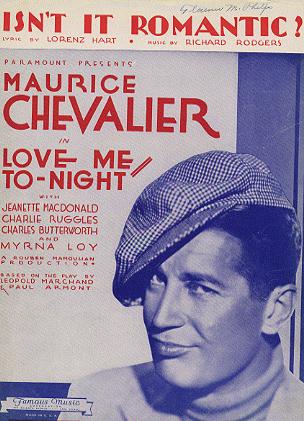 Love Me Tonight Maurice Chevalier 1932 - Click Image to Close