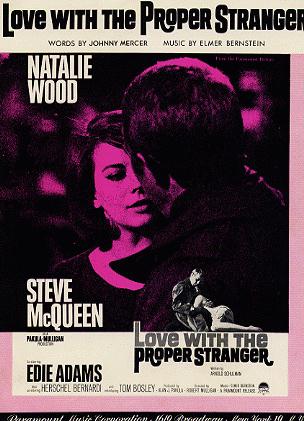 Love with the Proper Stranger Steve McQueen Natalie Wood 1964 - Click Image to Close
