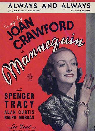 Mannequin Joan Crawford Spencer Tracy - Click Image to Close