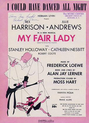 My Fair Lady Rex Harrison Julie Andrews - Click Image to Close