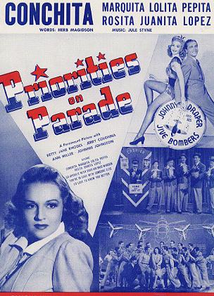 Priorities on Parade Marquita Lolita Ann Miller 1942 - Click Image to Close