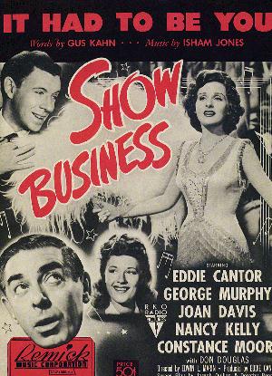 Show Business Eddie Cantor Gene Murphy 2 1944 - Click Image to Close