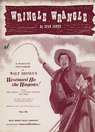 Westward Ho the Wagons Walt Disney Fess Parker 1957 - Click Image to Close