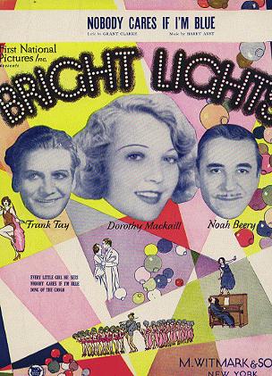 Bright Lights Frank Fay Noah Bery - Click Image to Close