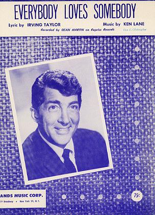 Everybody Loves Somebody Dean Martin - Click Image to Close