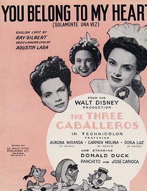 Three Caballeros Disney 1944 - Click Image to Close