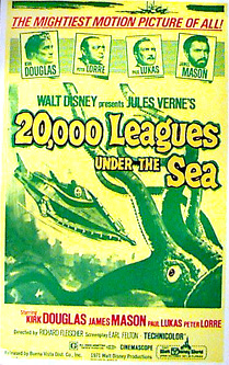 20000 LEAGUES UNDER THE SEA Kirk Douglas, James Mason