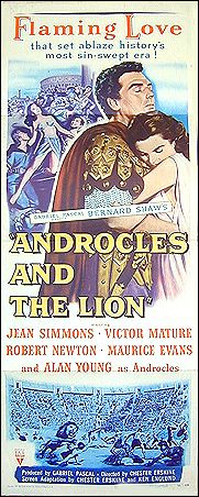 Androcles and the Lion Jean Simmons Victor Mature 1952 - Click Image to Close