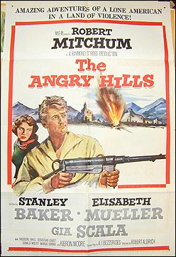 Angry Hills Robert Mitchum Stanley Baker 1959 - Click Image to Close