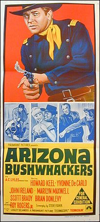 Arizona Bushwhackers Howard Keel Yvonne De Carlo Roy Rogers Jr. 1967 - Click Image to Close