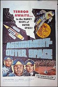 Assignment Outer Space Rik Van Nutter, Anchie Savage one sheet 1962 - Click Image to Close